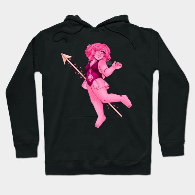 Rose Quartz Hoodie by paperstarzz